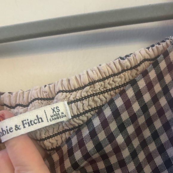 Abercrombie gingham blouse XS‎ - Picture 3 of 4